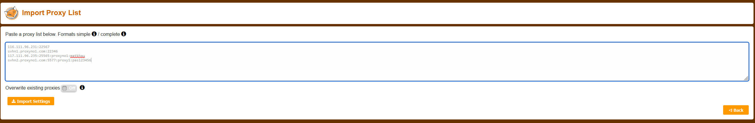 list-proxy